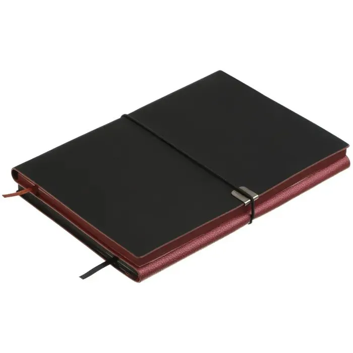 Книга записна Buromax DUET, А5, 96 аркушів, клітинка+лінія, бордовий (BM.295626-13) зображення 5