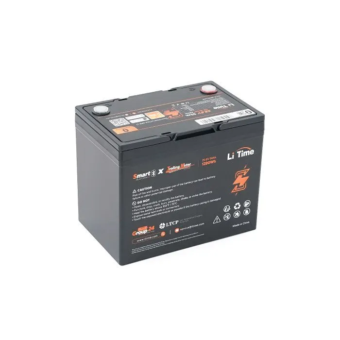 Батарея LiFePo4 Litime 25.6V 50Аh 1280Wh (L24V50-50-TM-BT-8-A70) изображение 2