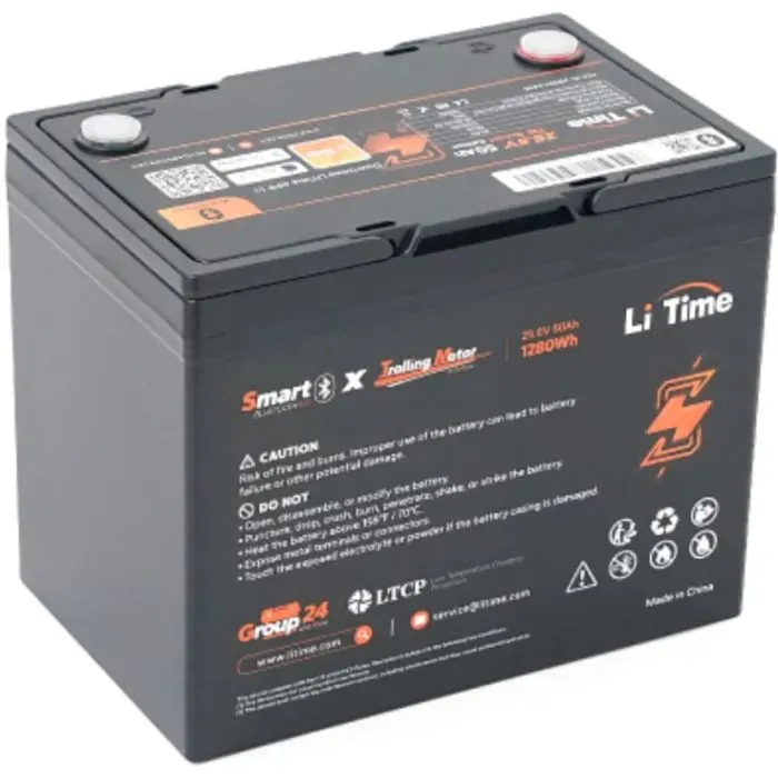 Батарея LiFePo4 Litime 25.6V 50Аh 1280Wh (L24V50-50-TM-BT-8-A70) изображение 2