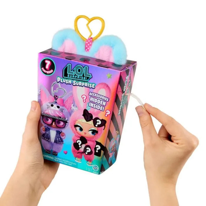 Мягкая игрушка L.O.L. Surprise! сюрприз на подвесе – Пушистый маскарад. Мишка Рина (249498-4) изображение 5
