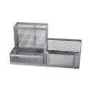 Підставка для дрібниць Buromax 200 x 100 x 100 мм, металева, срібна (BM.6247-24)