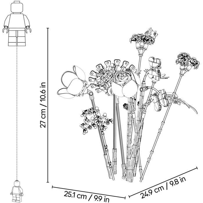 Конструктор LEGO Botanicals Букет квітів Олівії Родріґо (11507) зображення 7