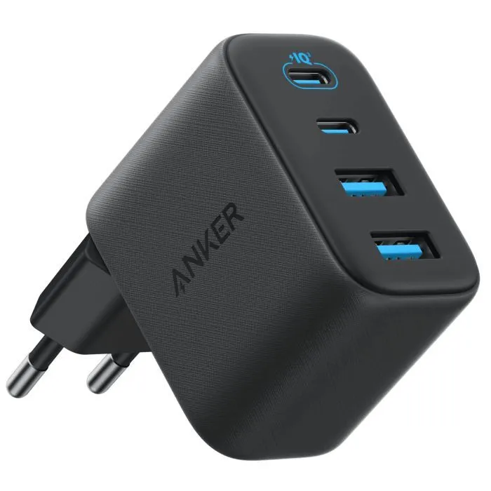 Зарядное устройство Anker 2xUSB-C + 2xUSB 50W black (A121EG11)