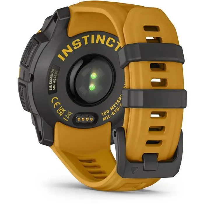 Смарт-часы Garmin Instinct 3, 45mm, Solar, Sunburst with Sunburst/Gray Accents, GPS смарт-годинник (010-02934-02) изображение 6