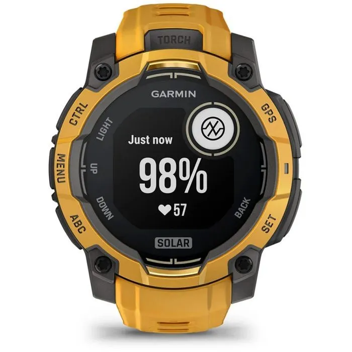 Смарт-часы Garmin Instinct 3, 45mm, Solar, Sunburst with Sunburst/Gray Accents, GPS смарт-годинник (010-02934-02) изображение 8