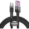Дата кабель USB AM to USB-C 1.0m 40W gray/black Baseus (CATKLF-PG1) изображение 2