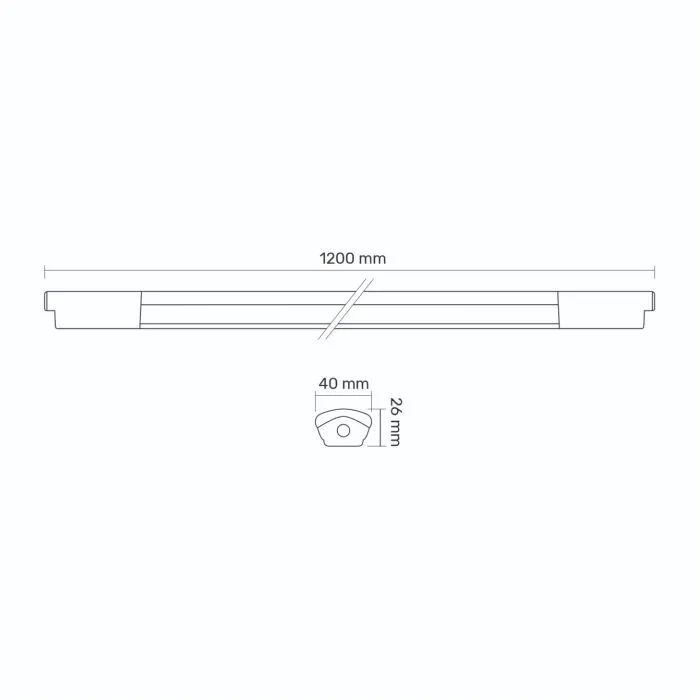 Светильник TITANUM 36W 1.2М 6500K (TL-BNWL-36126) изображение 8