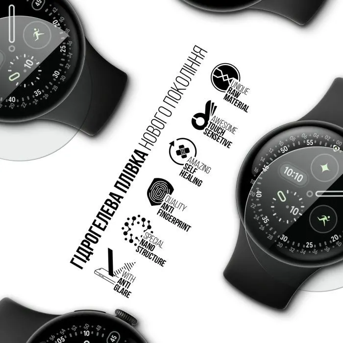 Плівка захисна Armorstandart hydrogel Google Pixel Watch 4 41mm 6 pcs (ARM94018) зображення 2