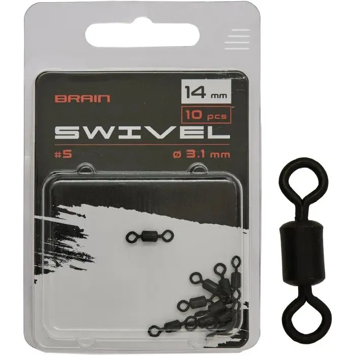 Вертлюг Brain Swivel No.5 14mm diam 3.1mm (10 шт/уп) SGCA-8008-5 (1858.24.71)