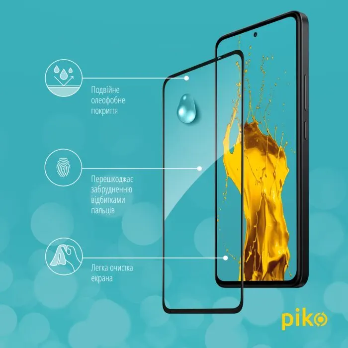 Скло захисне Piko Full Glue Xiaomi Redmi Note 14 5G Black (1283126607288) зображення 5