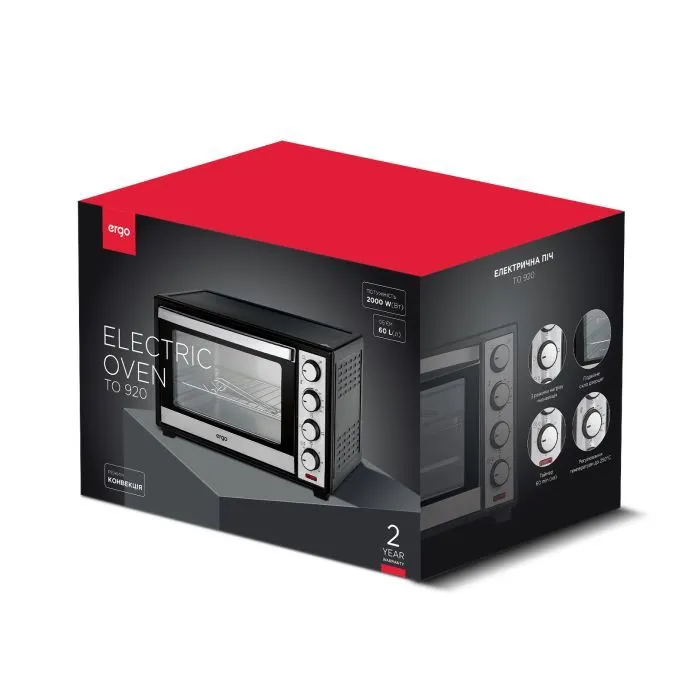 Електропіч Ergo TO 920 зображення 9