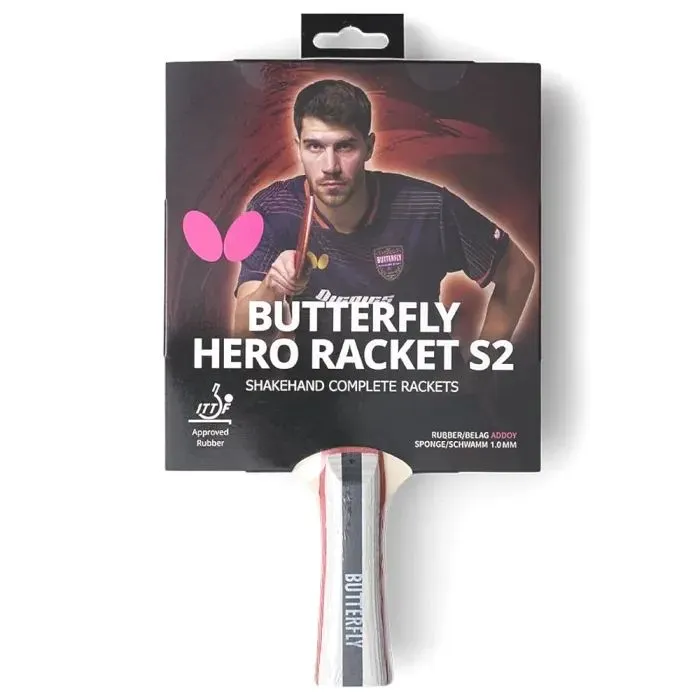 Ракетка для настільного тенісу Butterfly HERO Racket S2 Patrick Franziska (6251720002) (932285) зображення 6