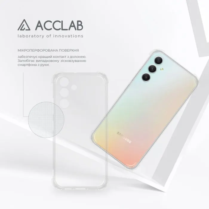 Чохол до мобільного телефона ACCLAB ShockProof Samsung Galaxy A34 5G Transparent (1283126566394) зображення 5