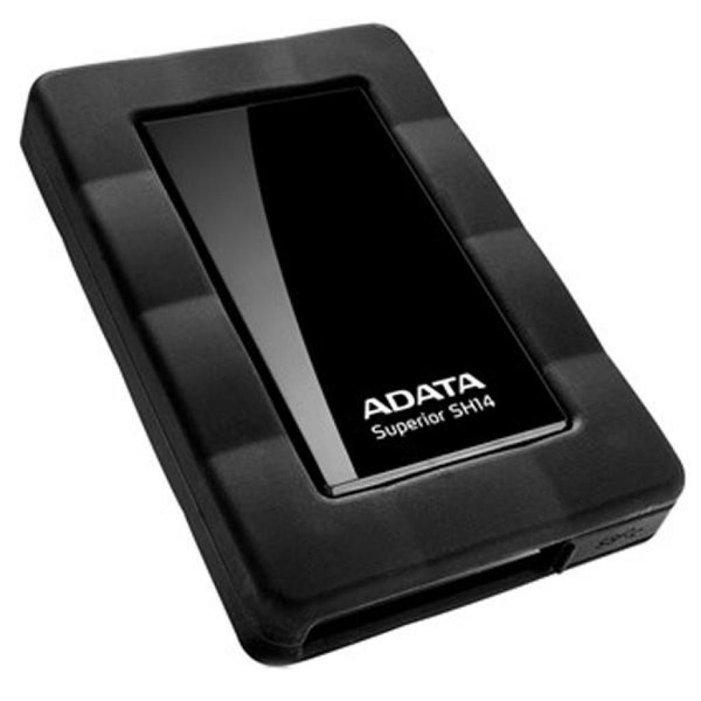 Зовнішній жорсткий диск 2.5" 500GB ADATA (ASH14-500GU3-CBK) зображення 2