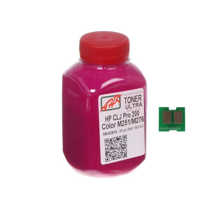 Тонер HP CLJ Pro 200/M251/M276n (131A) Magenta +chip AHK (1505159)
