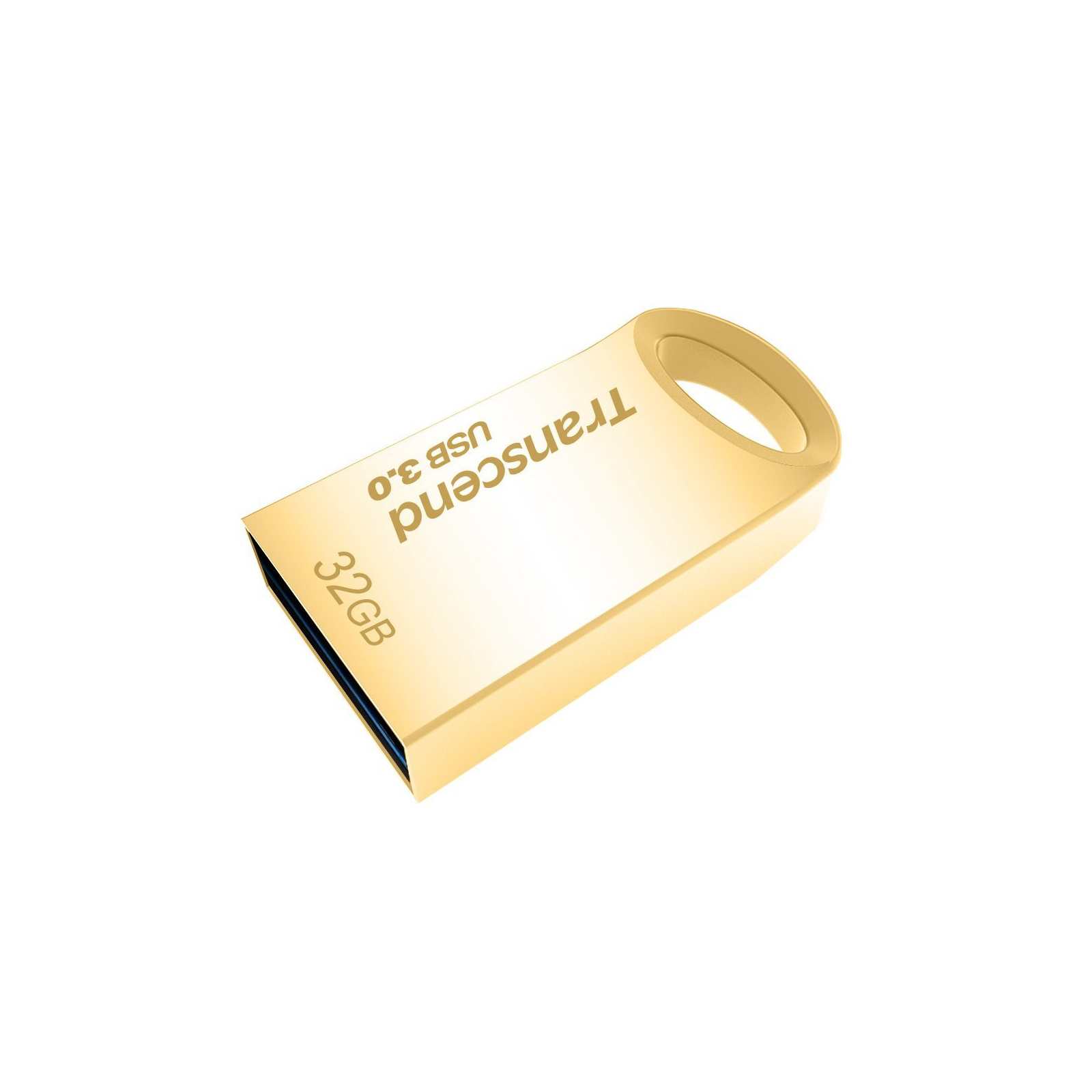 USB флеш накопичувач Transcend 32GB JetFlash 710 Metal Gold USB 3.0 (TS32GJF710G) зображення 2