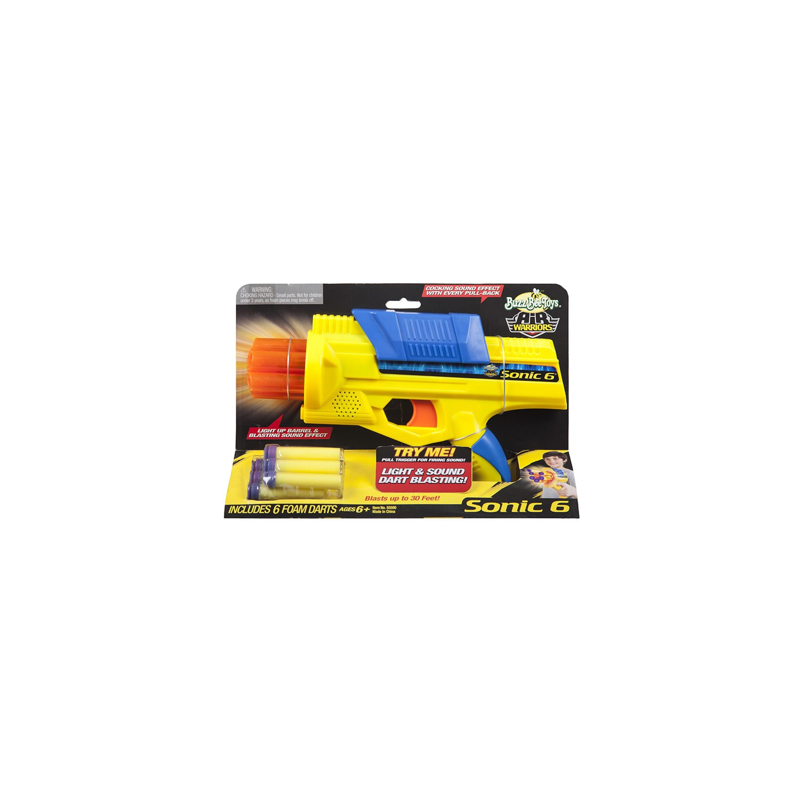 Игрушечное оружие BuzzBeeToys Sonic (55503)