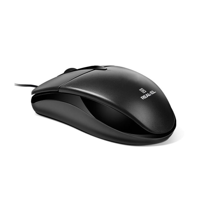 Мышка REAL-EL RM-211 USB Black изображение 2