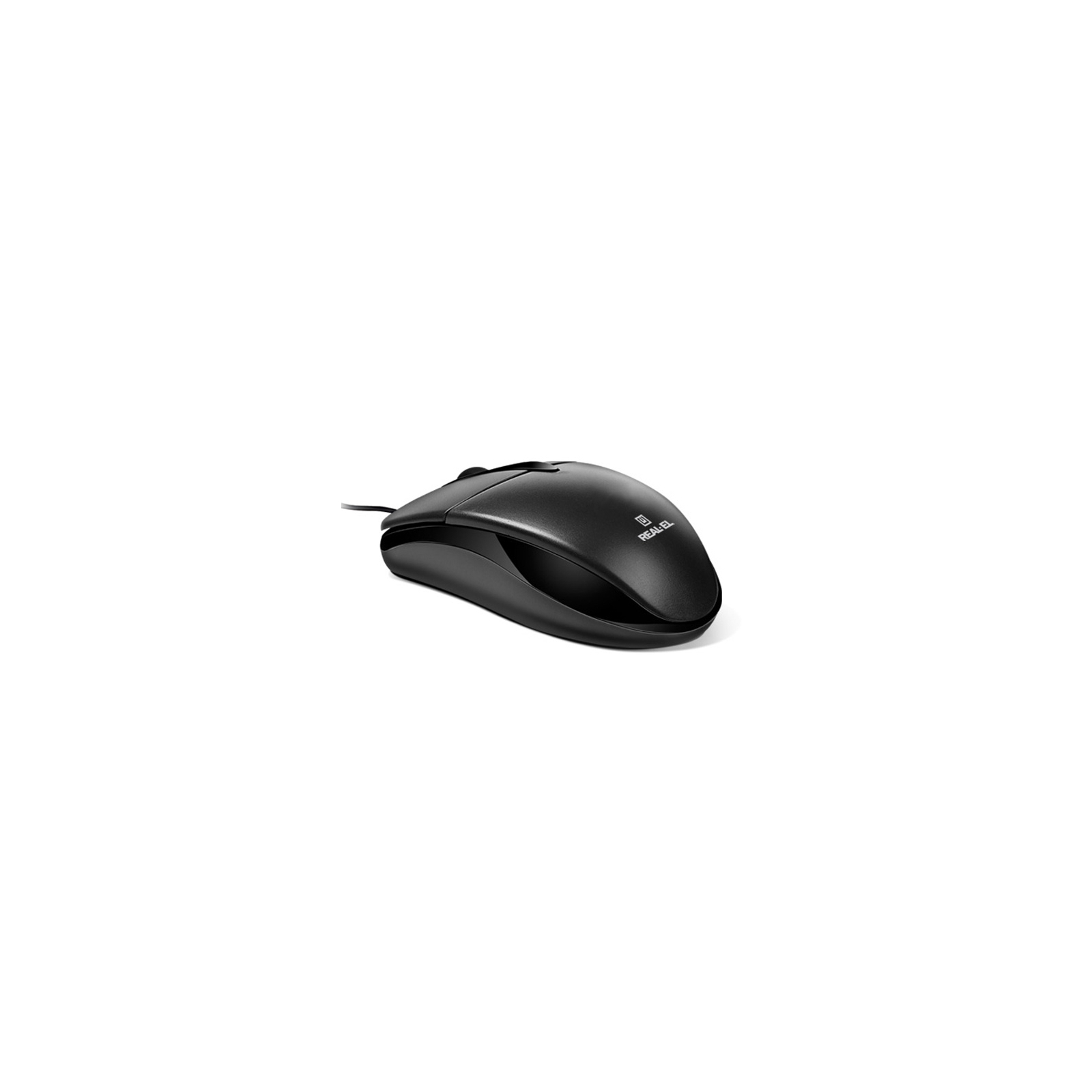 Мишка REAL-EL RM-211, USB, black зображення 2