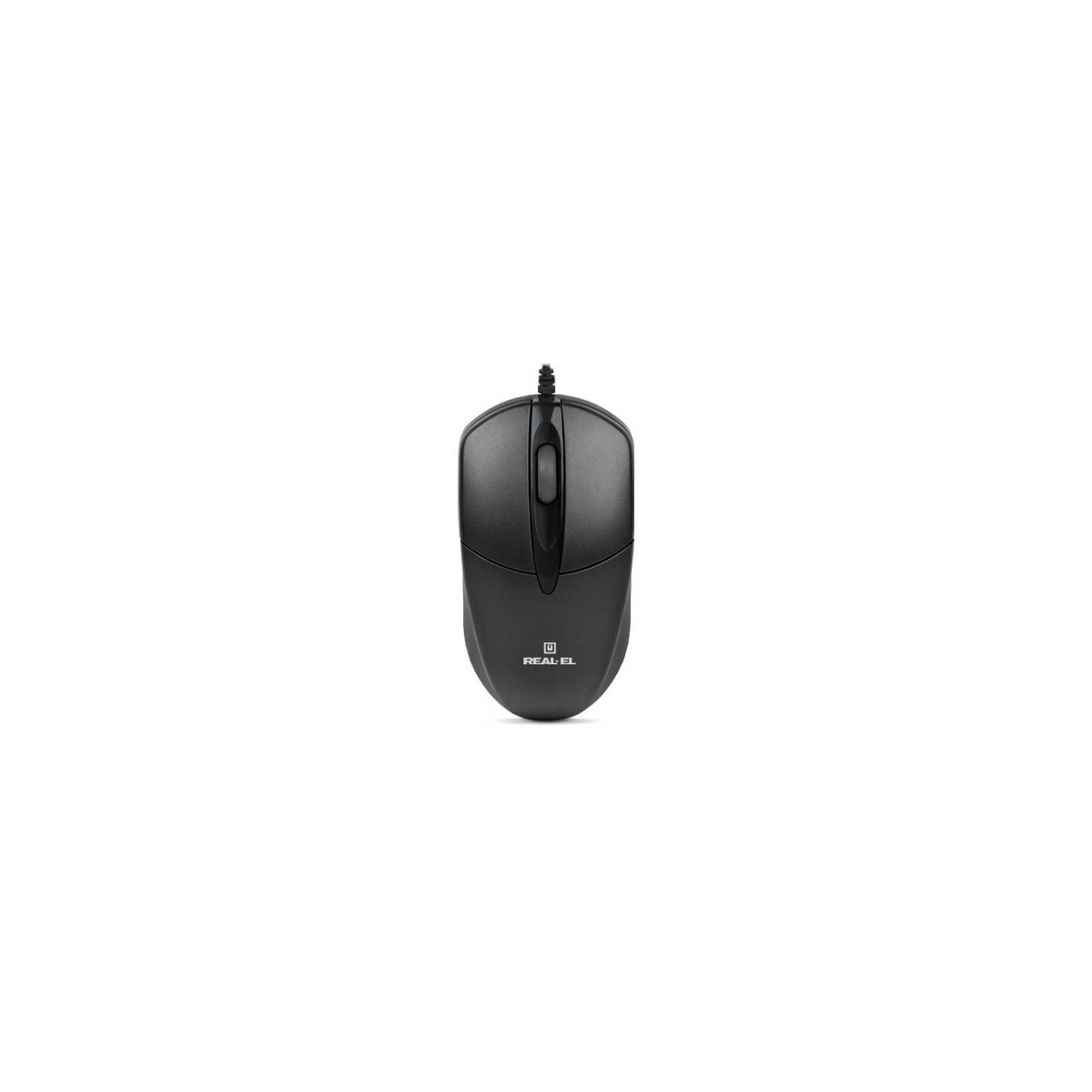 Мишка REAL-EL RM-211, USB, black зображення 3