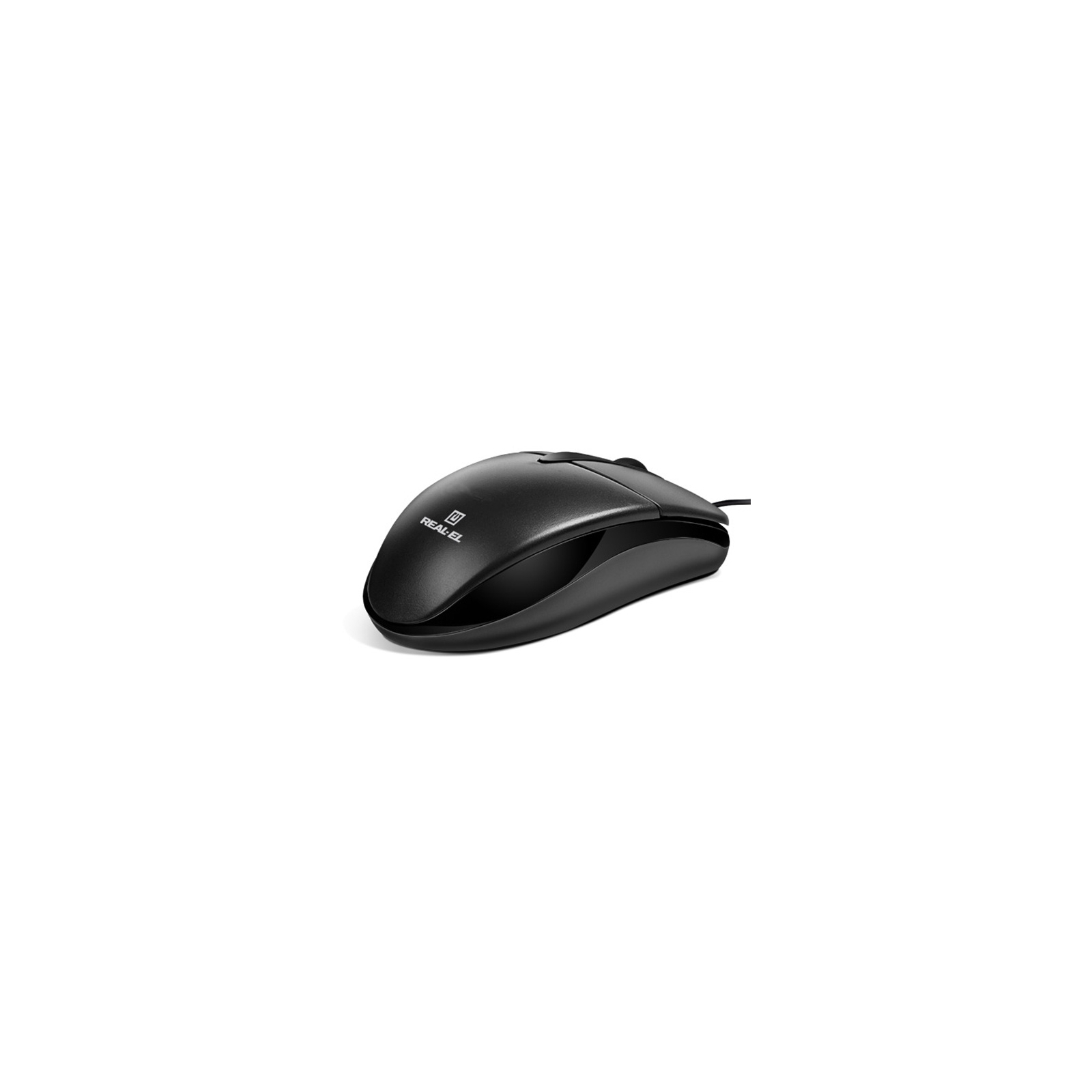Мишка REAL-EL RM-211, USB, black зображення 4