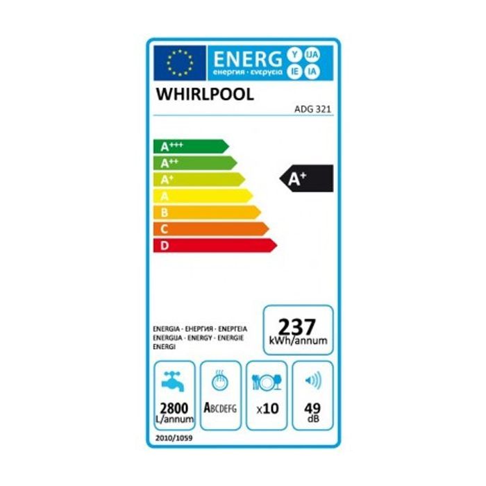 Посудомоечная машина Whirlpool ADG 321 (ADG321) изображение 2