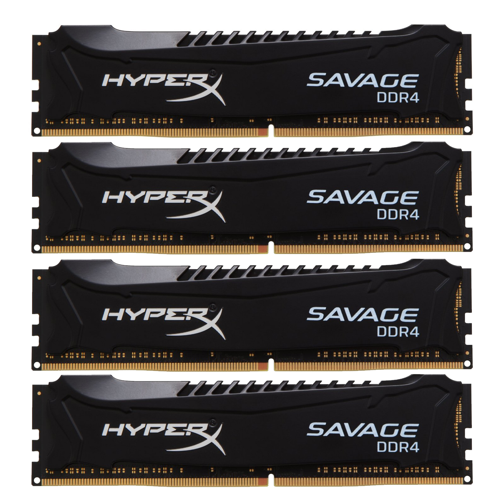 Модуль пам'яті для комп'ютера DDR4 32GB (4x8GB) 2666 MHz HyperX Savage Kingston Fury (ex.HyperX) (HX426C13SBK4/32)
