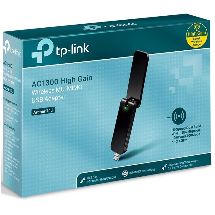 Сетевая карта Wi-Fi TP-Link Archer T4U (Archer-T4U) изображение 3