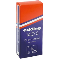 Маркер Edding Permanent e-140 S 0,3 мм (plastic,OHP films,glass) black (140/01) изображение 2