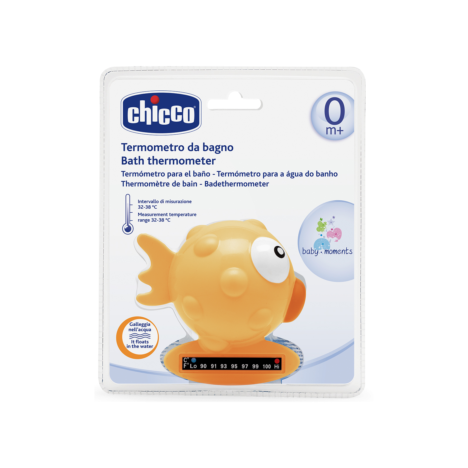 Термометр для води Chicco Рыбка желтый (06564.00)