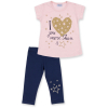 Набір дитячого одягу Breeze з золотим серцем (8735-98G-pink)
