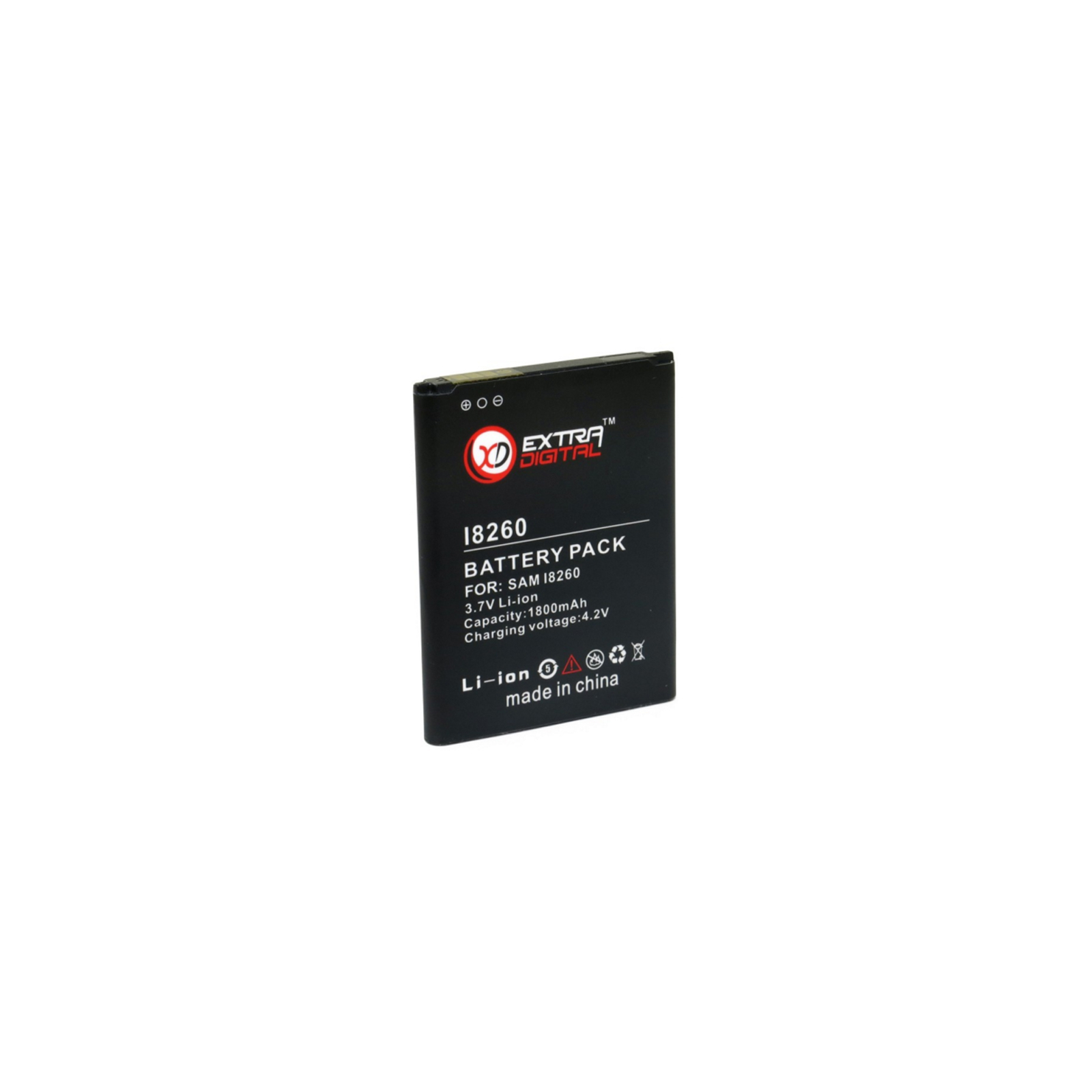 Акумуляторна батарея Extradigital Samsung Galaxy GT-i8260 Galaxy Core (1800 mAh) (BMS6299) зображення 2