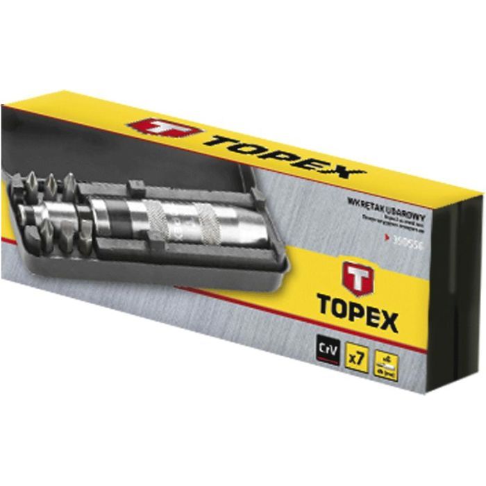 Набір викруток Topex ударних, 7 шт. (39D556) зображення 2