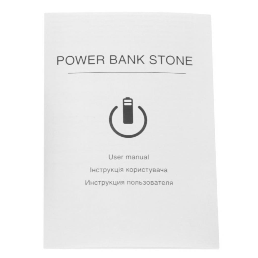 Батарея універсальна 2E Power Bank Stone 6700mAh Grey (2E-PBS32-GREY) зображення 4