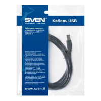 Кабель для принтера USB 2.0 AM/BM 3.0m Sven (1300140) изображение 4
