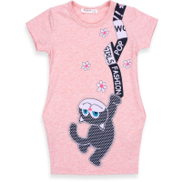 Платье детское Breeze с котиком (9773-116G-peach)