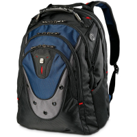 Рюкзак для ноутбука Wenger 17" Ibex Black/Blue (600638) изображение 4