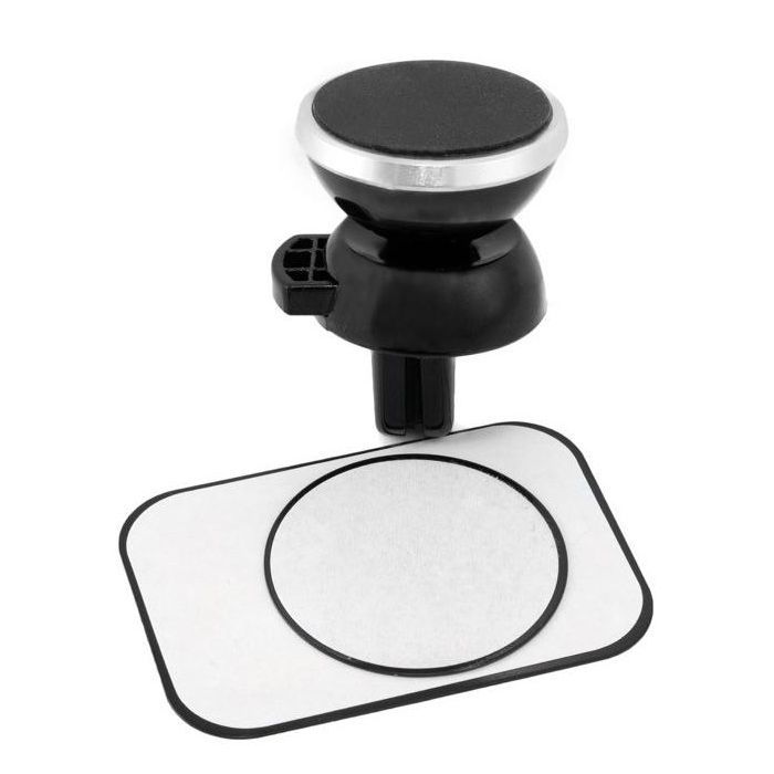 Універсальний автотримач Extradigital Magnetic Holder Black/Silver (CRM4114) зображення 5