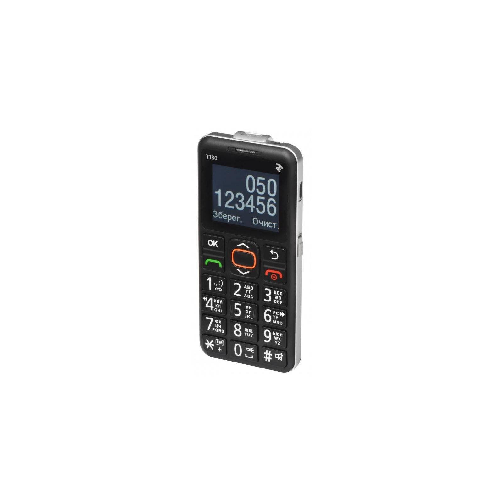 Мобільний телефон 2E T180 Black (708744071125) зображення 3