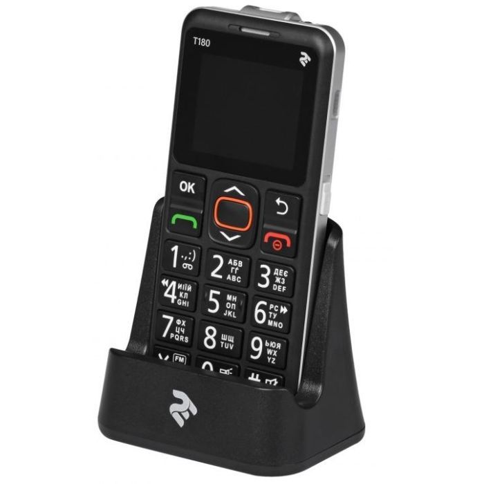 Мобильный телефон 2E T180 Black (708744071125) изображение 5
