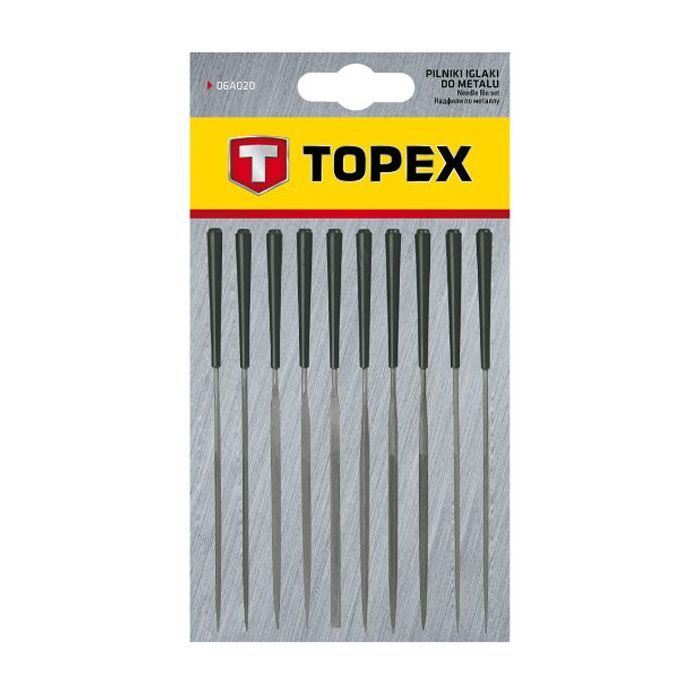 Набор надфилей Topex игольчатые по металлу набор 10 шт. (06A015) изображение 2
