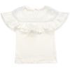 Кофта дитяча Breeze з коротким рукавом і оборкою (11192-140G-cream) зображення 2