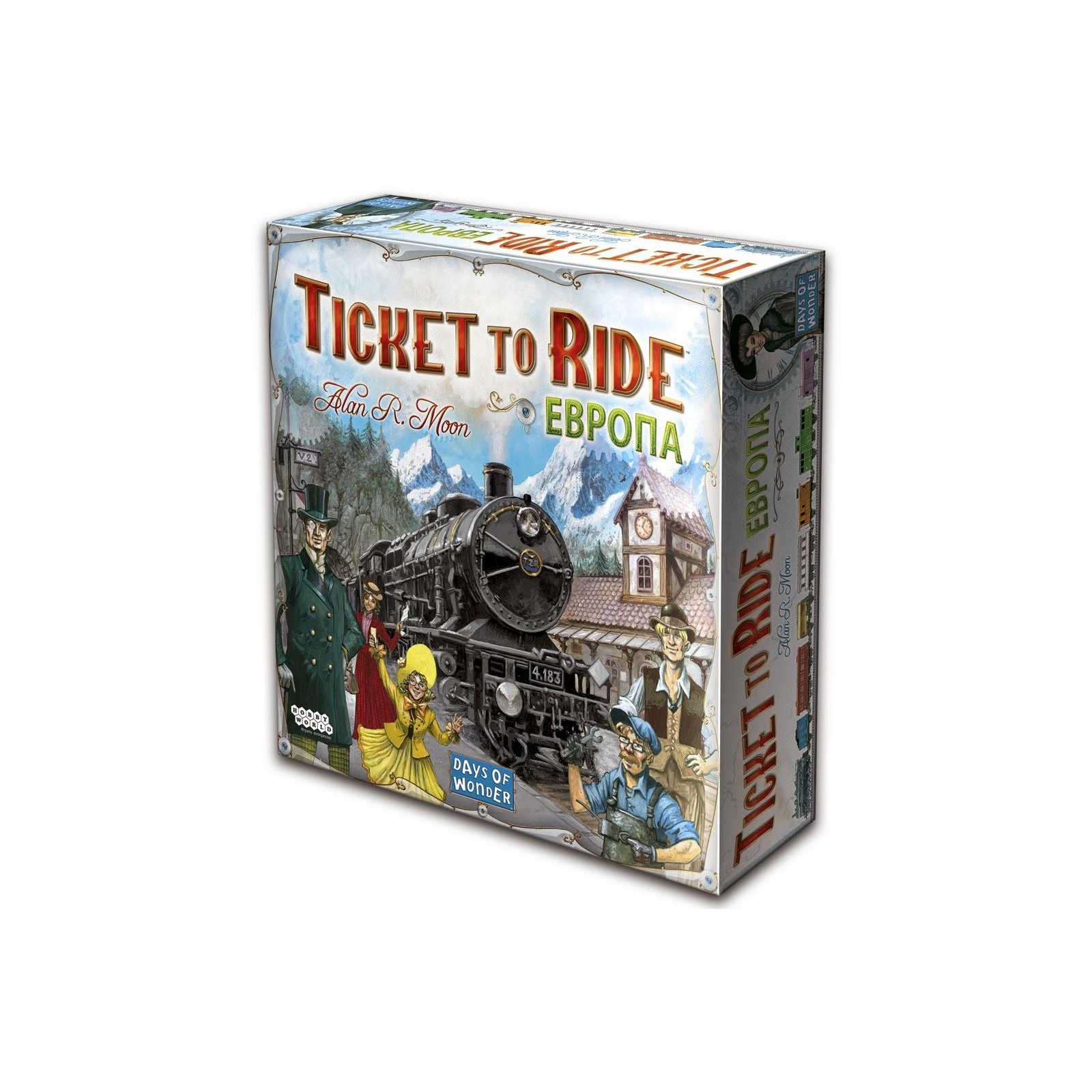 Настільна гра Hobby World Ticket to Ride: Європа (3-е рос. вид) (1032)