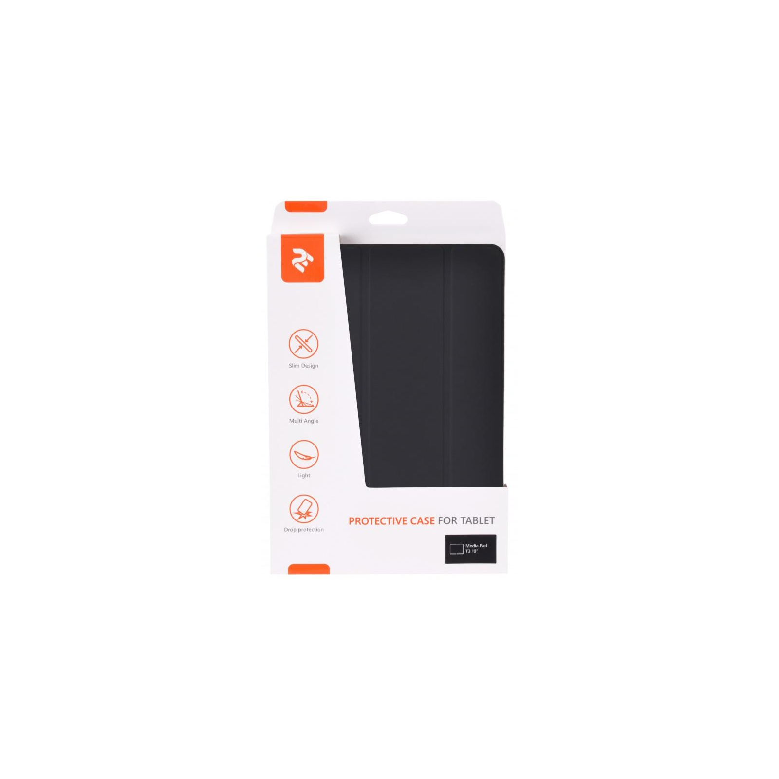 Чехол для планшета 2E для Huawei Media Pad T3 10", Case, Black/TR (2E-HM-T310-MCCBT) изображение 5