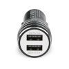 Зарядное устройство Vinga Dual USB Car Charger aluminium black (VRCCH03BK) изображение 2