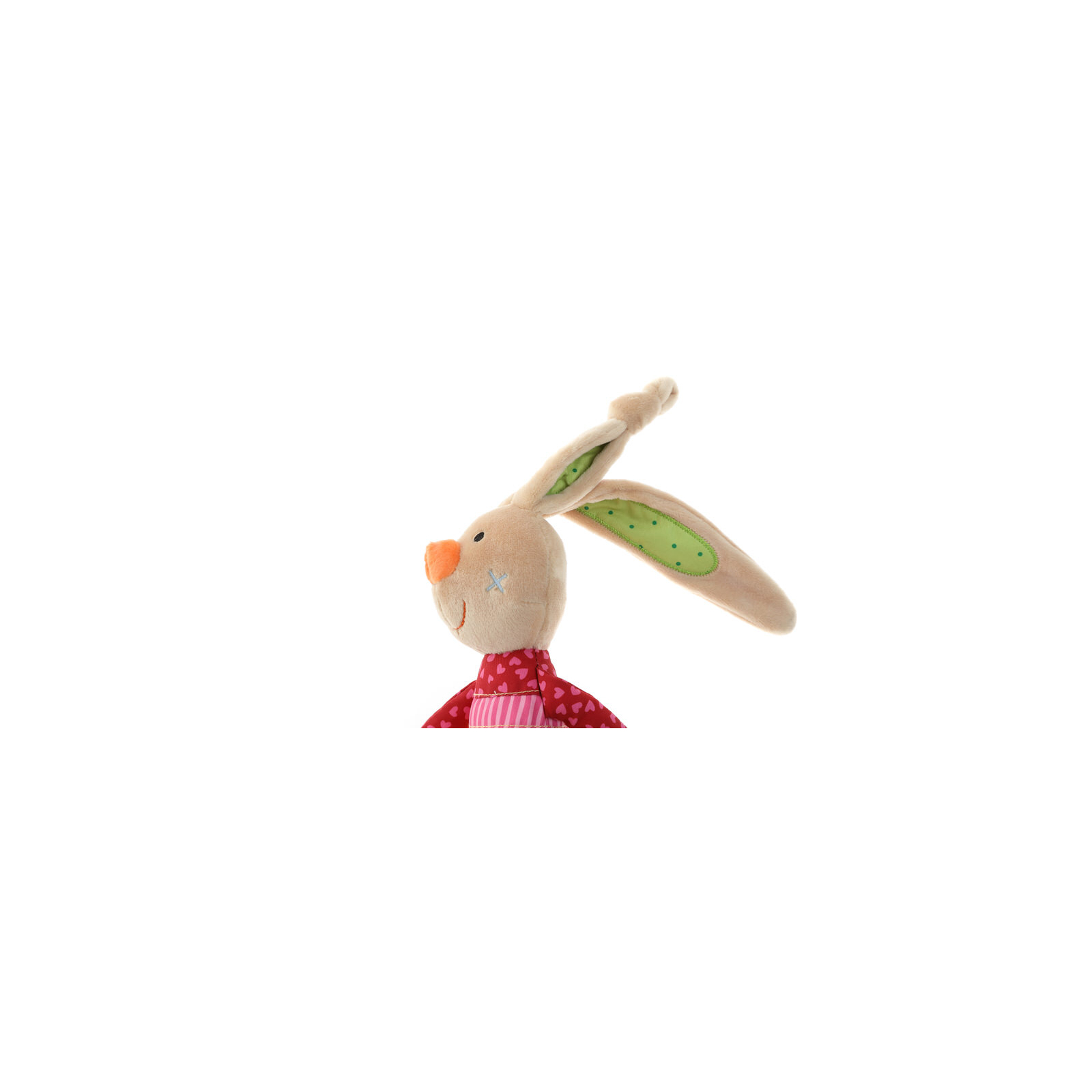 Мягкая игрушка Sigikid Кролик с погремушкой 26 см (41419SK) изображение 4