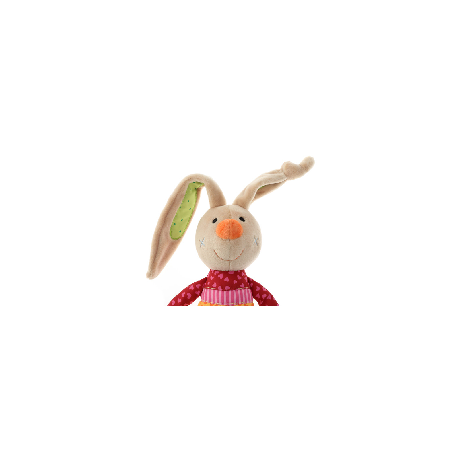Мягкая игрушка Sigikid Кролик с погремушкой 26 см (41419SK) изображение 5