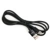 Дата кабель USB 2.0 AM to Type-C 1m nylon black Vinga (VCPDCTCNB1BK) зображення 3