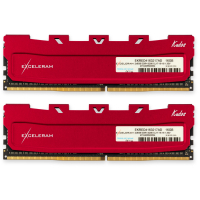 Модуль памяти для компьютера DDR4 16GB (2x8GB) 3200 MHz Kudos Red eXceleram (EKRED4163217AD)