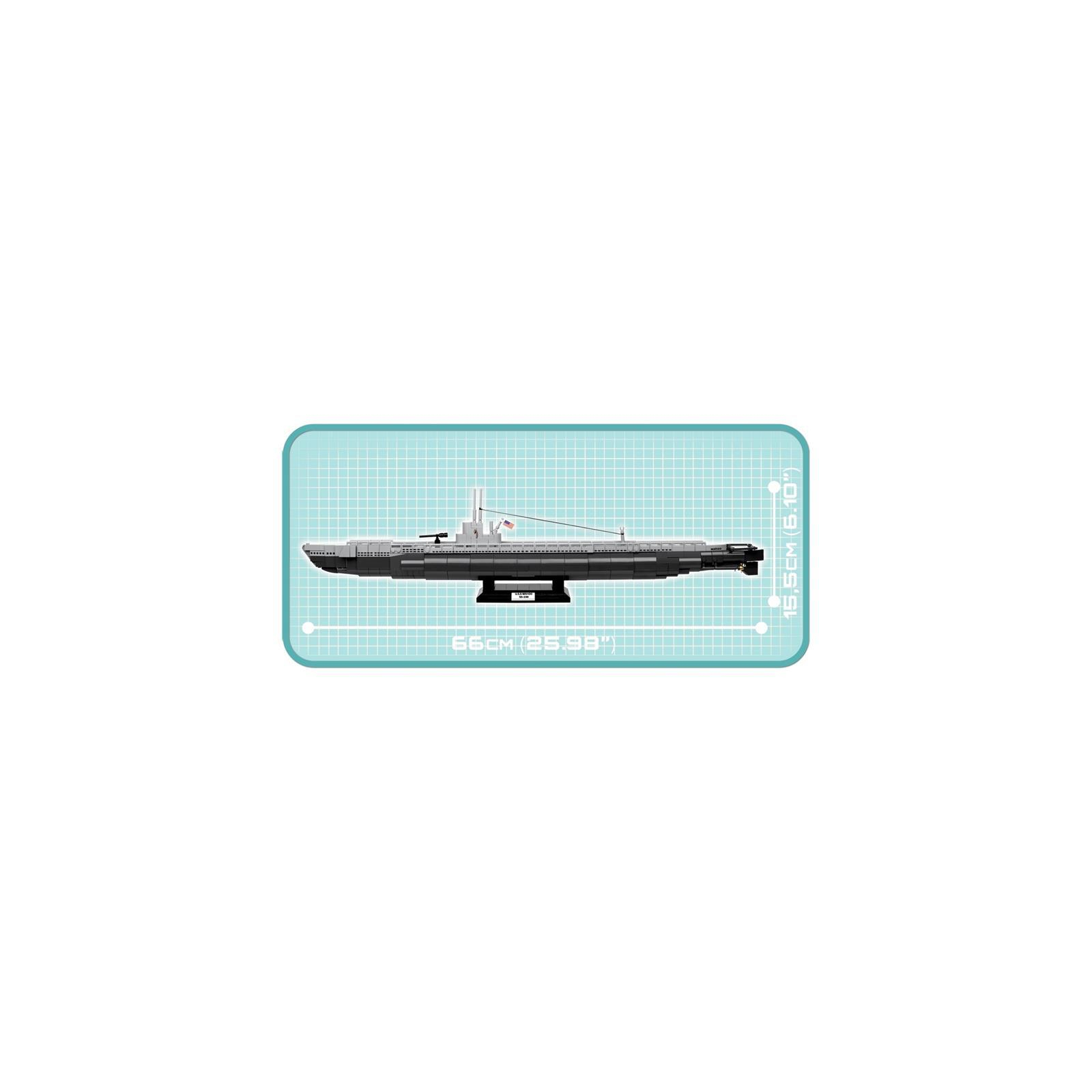 Конструктор Cobi Подводная лодка Ваху (SS-238), 700 деталей (COBI-4806) изображение 4
